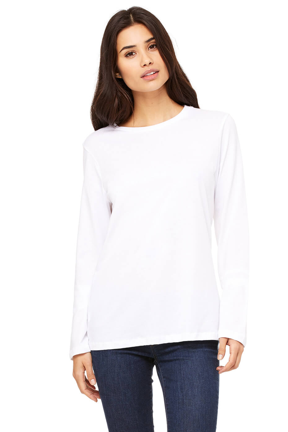 B6450 Bella + Canvas Ladies' Jersey LS Missy Fit B6450 Bella + Canvas Ladies' Jersey LS Missy Fit