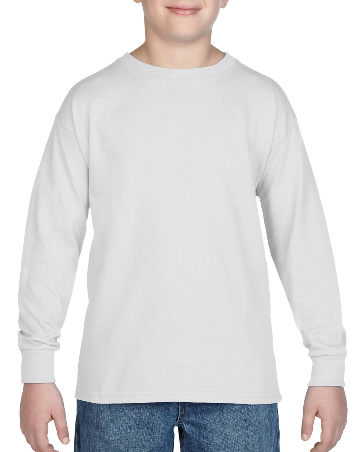 Gildan G540B Youth 5.3 oz 100% Cotton LS