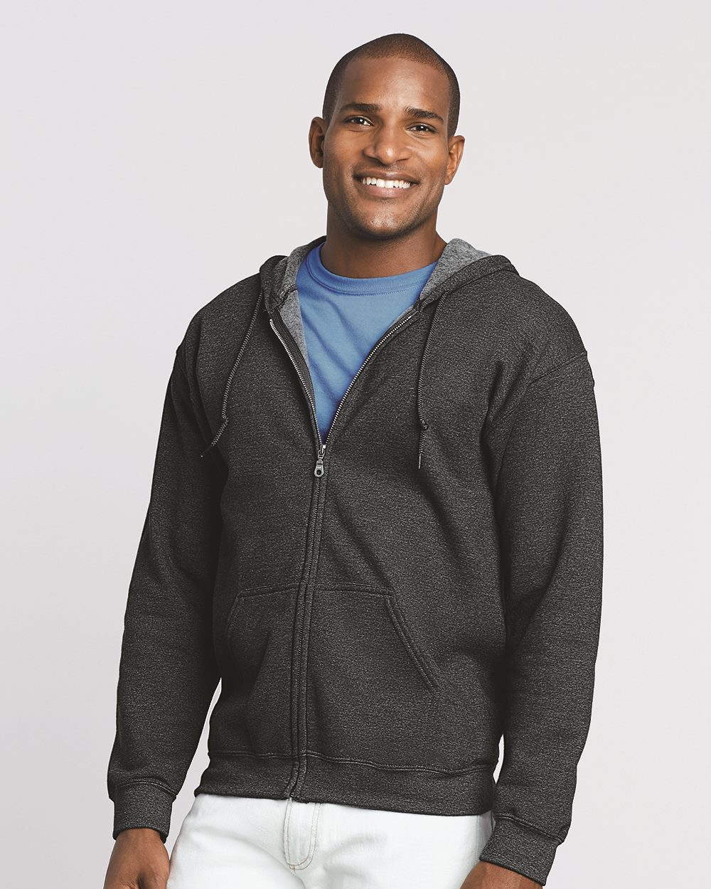 Gildan 18600 - Adult Unisex Full Zip Hooded Sweatshirt